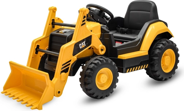 Dětský elektrický traktor CAT Baby Mix žlutý