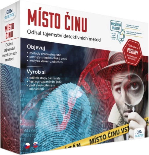 Albi Science Místo činu experimentální vědecká sada malý detektiv