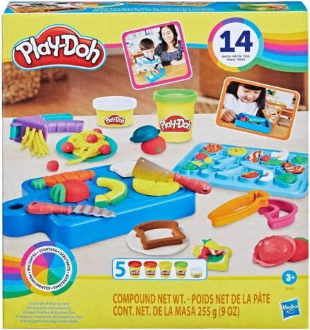 Play-Doh Startovací Sada Malý Kuchař a Učení Krájení