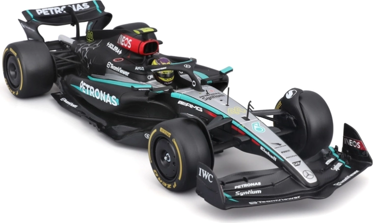 Autentický design Mercedes-AMG Petronas W15 (2024)