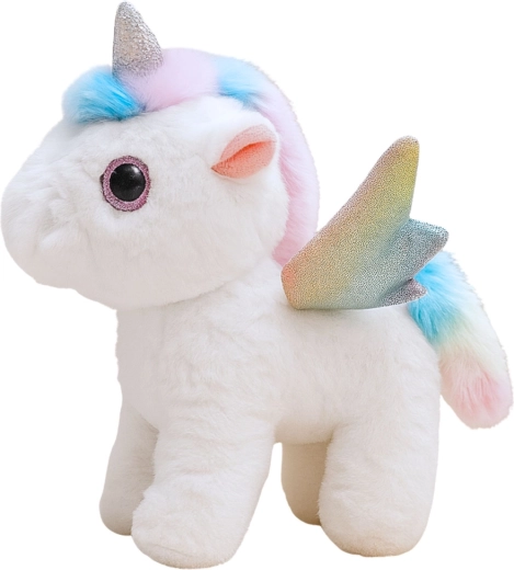 Kouzelný vzhled s duhovými křídly