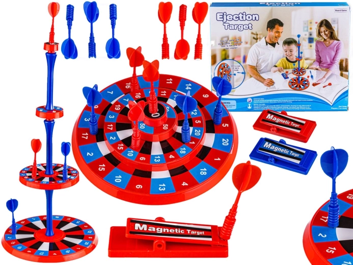 Magnetický dětský terč na šipky (dart) se šipkami