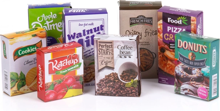 Krabičky a nápoje jako v opravdovém obchodě