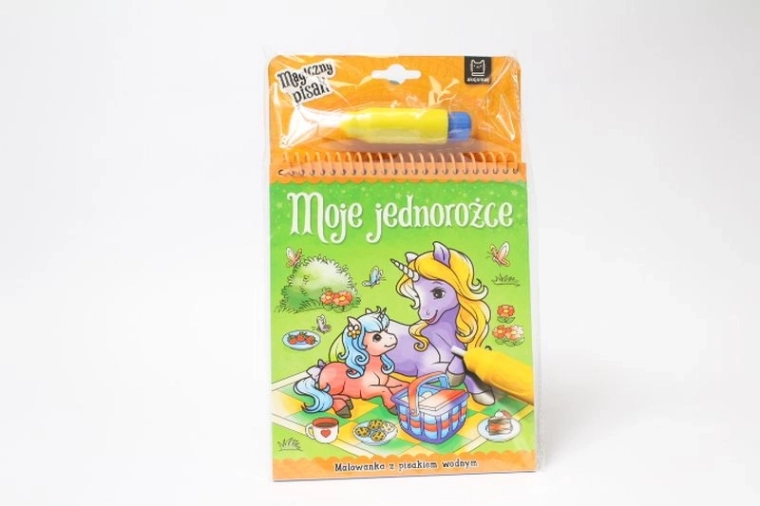 Moje jednorožce – vodní omalovánky s vodním fixem