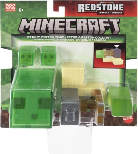 Redstone akce se sticky pístem