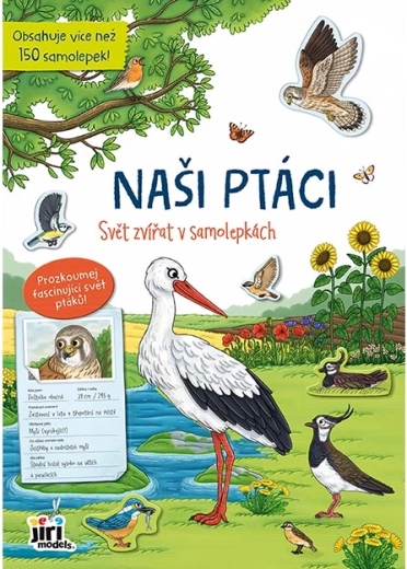 Svět zvířat v samolepkách: Naši ptáci