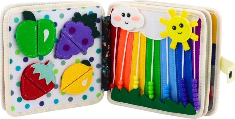 Smyslové prvky a korálky pro prstíky