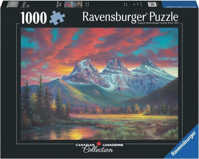 Ravensburger puzzle Canadian Collection: Tři sestry, Alberta – 1000 dílků