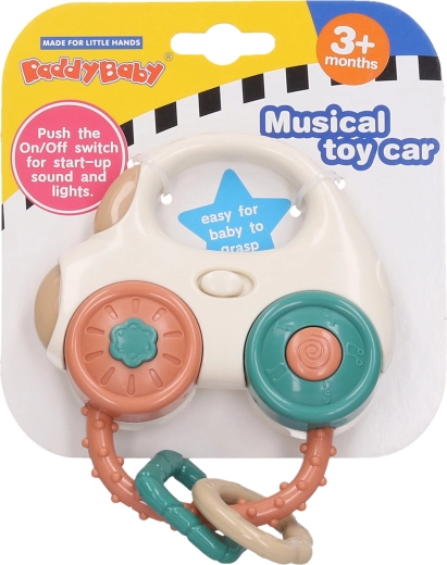 Chrastítko auto s efekty 11 cm