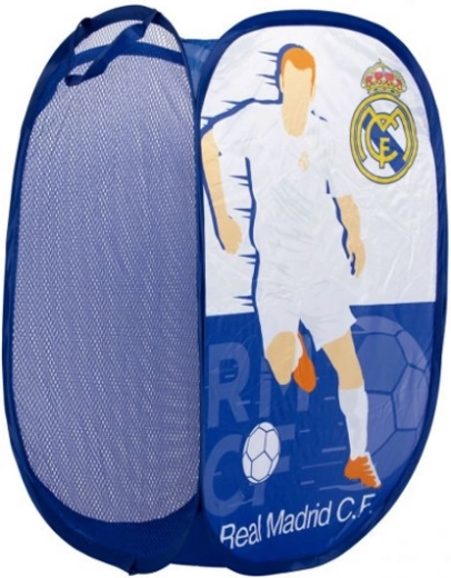 Textilní úložný koš na hračky Real Madrid