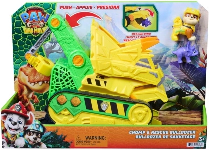 Tlapková patrola film Dino Rubbleův buldozer Chomp & Rescue s figurkami
