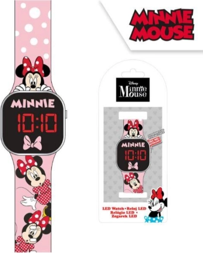 LED digitální hodinky Minnie