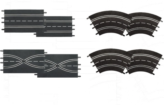 Rozšiřující set pro autodráhy Evolution, Digital 132 a Digital 124 – délka 2,8 m