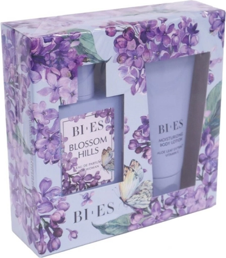 Dárková sada pro ženy BI-ES Blossom Hills – parfémovaná voda 100 ml + tělové mléko 150 ml