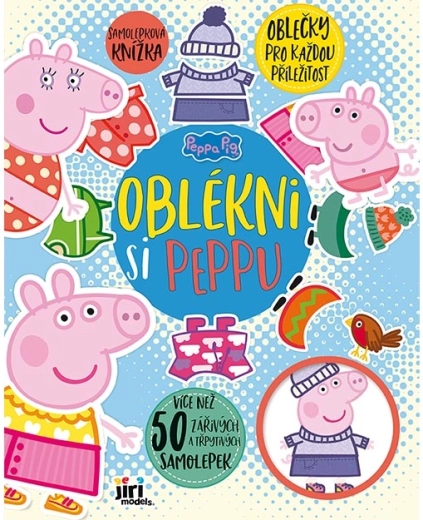 Oblékni si Prasátko Peppa – samolepková knížka