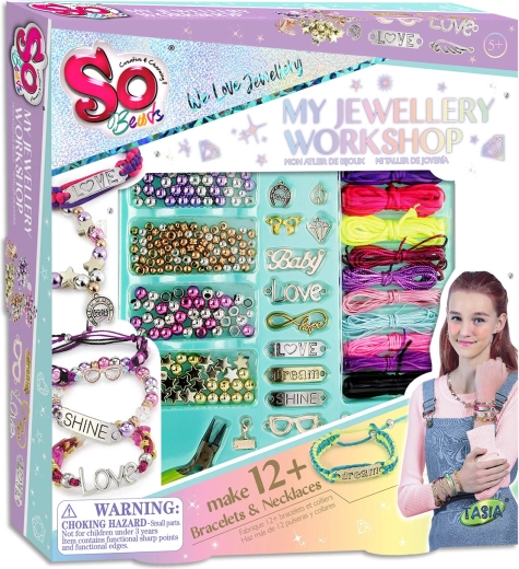 Tasia sada na výrobu šperků s kleštěmi