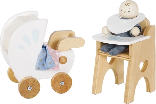 Le Toy Van set miminko s příslušenstvím