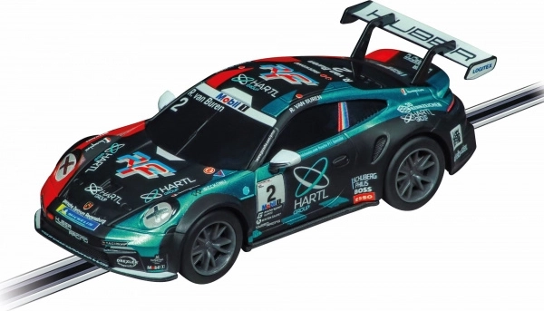 Auto pro autodráhu PORSCHE 911 GT3 CUP (992) Huber Racing č. 2, měřítko 1:43