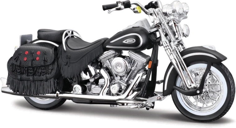Maisto Harley-Davidson 1999 FLSTS Heritage Softail Springer matně černá 1:18