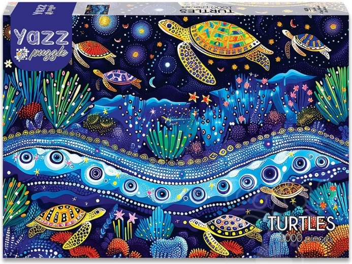 YAZZ puzzle želvy 1000 dílků