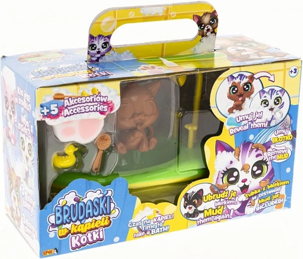 Interaktivní sada do koupele Koťátko Tofik – koupelna