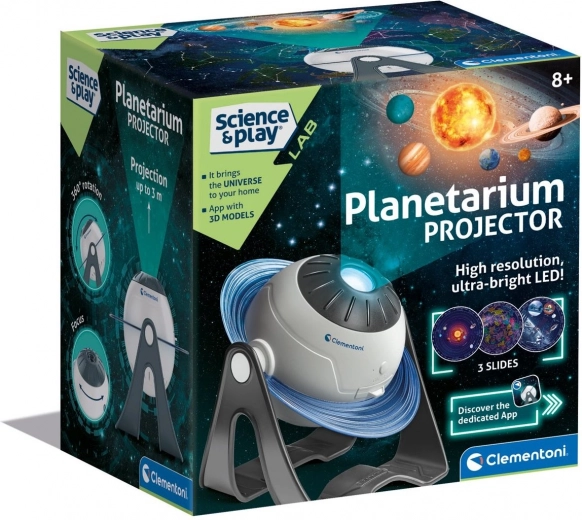 clementoni science & play interaktivní projektor planetárium