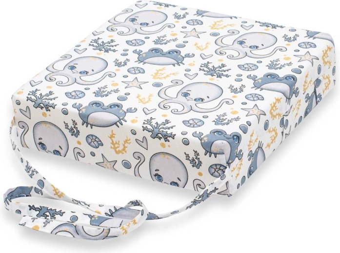Dětský podsedák na židli New Baby Basic chobotnice modrá
