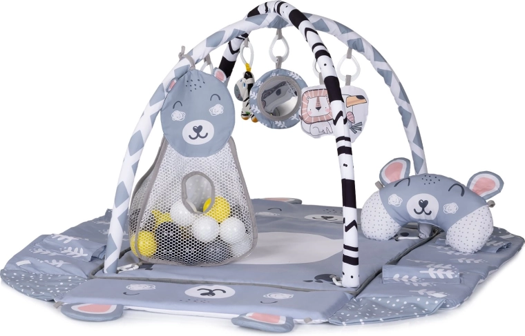 Pohodlí pro miminko včetně polštářku na tummy time