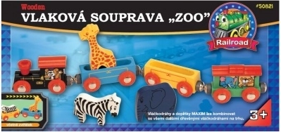 MAXIM vlaková souprava se zvířátky ze zoo