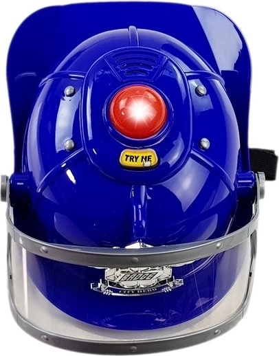 Helma se světlem a sirénou