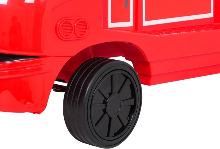 Gumová kola pro tichou a stabilní jízdu