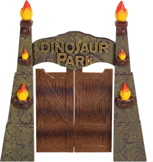 Ikonická vstupní brána Dinosaur Park
