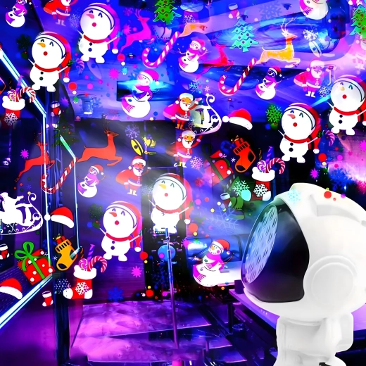 Vánoční projekce s 16 motivy