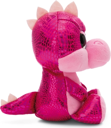 Hebký plyš s lesklými detaily