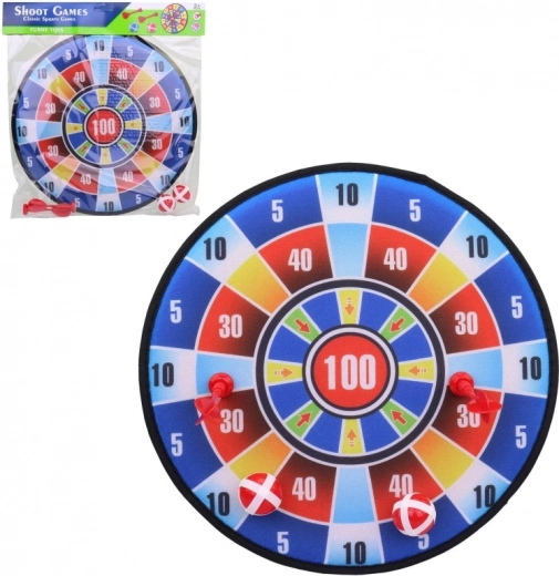 Softový terč se šipkami a míčky 36 cm