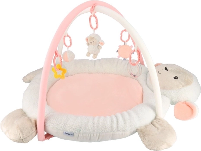 Luxusní plyšová hrací deka New Baby ovečka s hrazdičkou