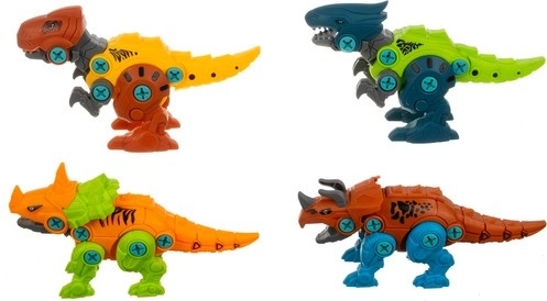 Čtyři dinosauři k sestavení