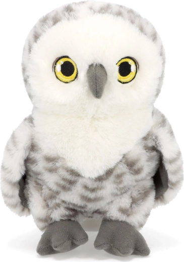 Keel Toys Keeleco Forest sova sněžná ekoplyšová hračka 21 cm