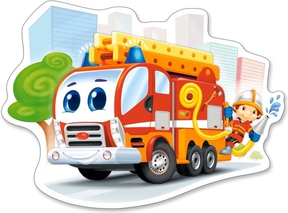 Maxi puzzle 12 dílků – hasičské auto
