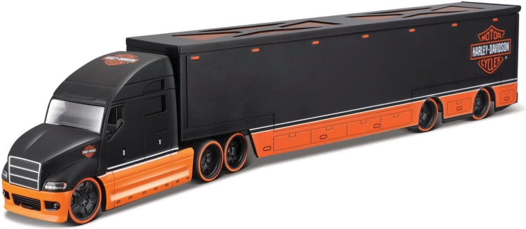 Maisto Harley-Davidson hauler černý 1:64