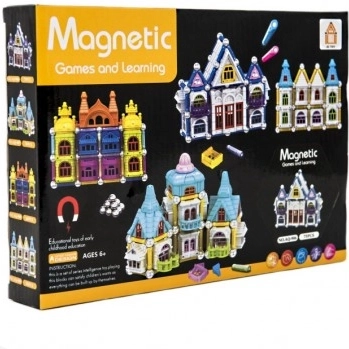 Magnetická stavebnice domeček 75 ks