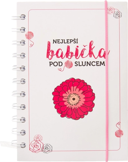 Zápisník s kroužkovou vazbou Nejlepší babička