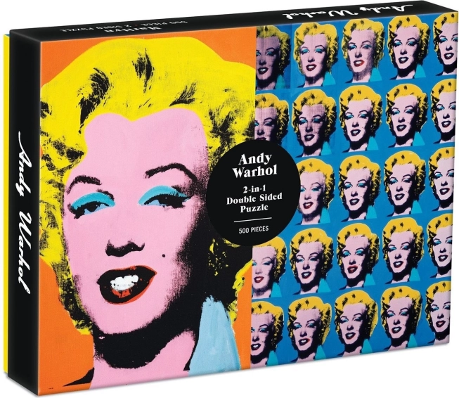 Oboustranné puzzle ANDY WARHOL Marilyn 500 dílků