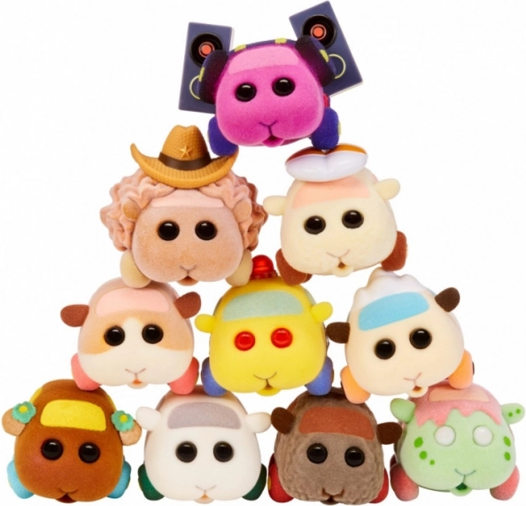 Sbírkové mini figurky PUI PUI MOLCAR fuzmols 6,5 cm (asortiment)