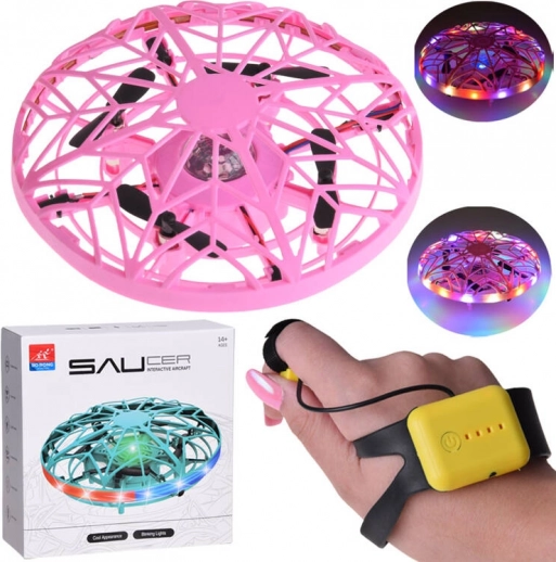 LED dron na ruční ovládání