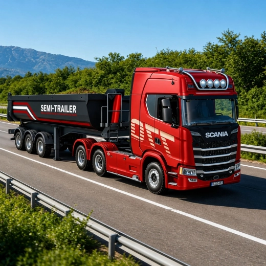 Realistické provedení pro soupravu Scania 1501