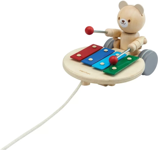 Tahací medvěd s xylofonem PlanToys