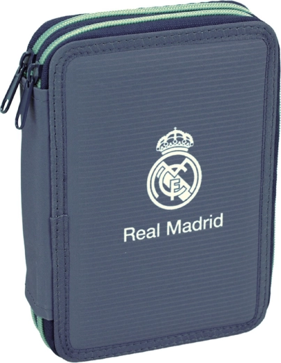 Dvoupatrový školní penál Back me up Real Madrid plně vybavený - 1 kus