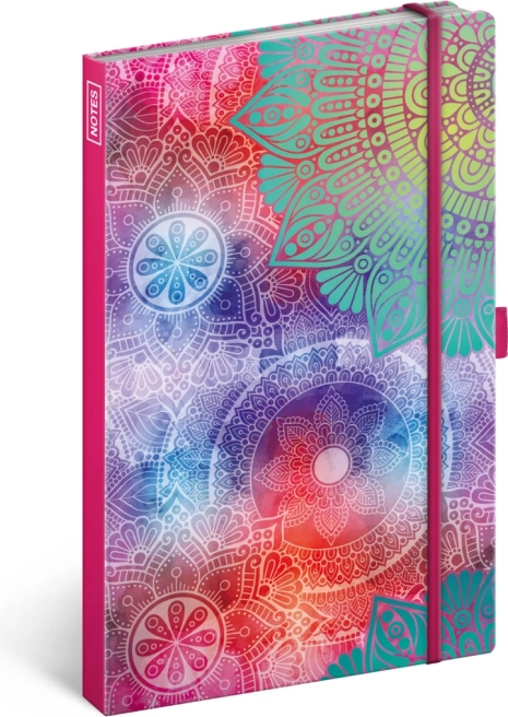 Linkovaný zápisník mandala a5, 172 stran, 100 g/m²
