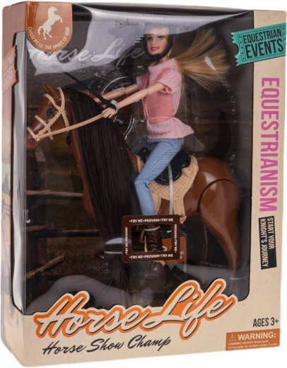 Loutka na koni s doplňky